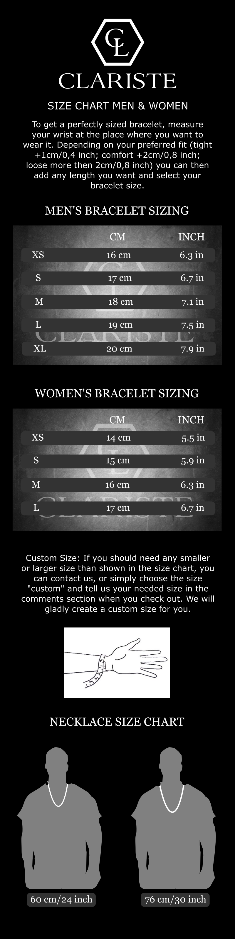 Stingray Size Chart