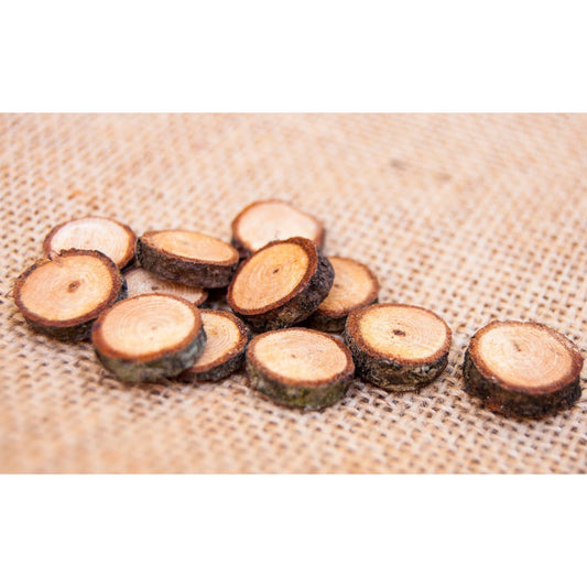 50 Mini Wood Slices 1 Cm Diameter Very Small Wood Rounds for