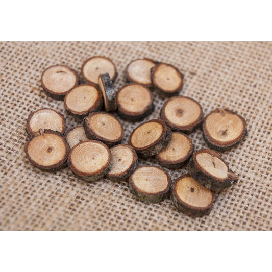 50 Mini Wood Slices 1 Cm Diameter Very Small Wood Rounds for