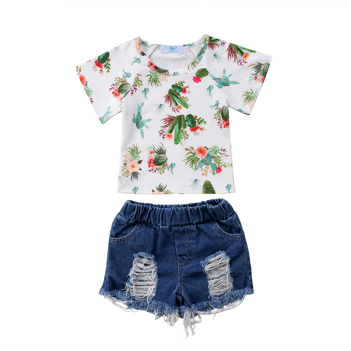 Cactus Shorts Set