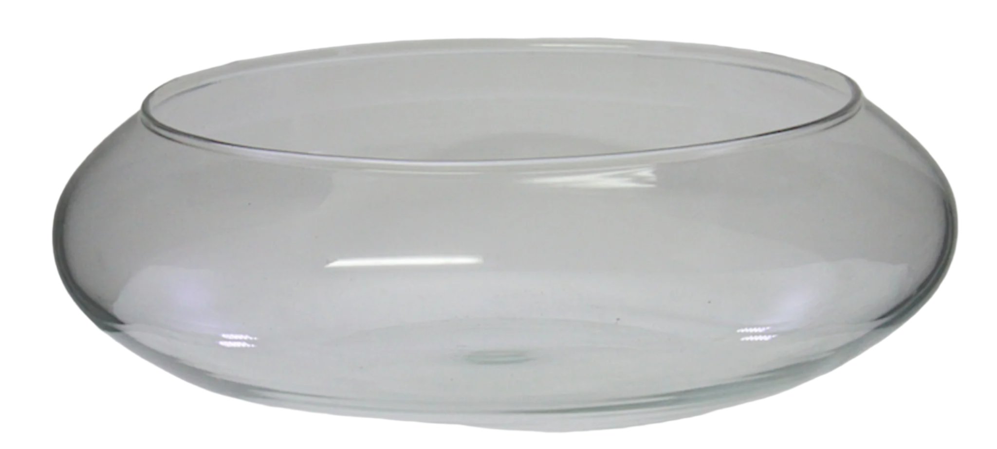 Glass Vase Oval The Pottery Boutique