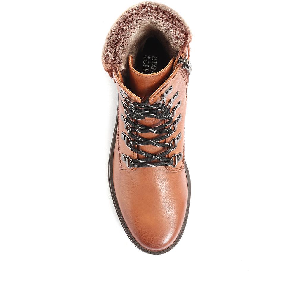 Olga-09 Leather Hiker Boots - SINO34502 / 320 492 image 3
