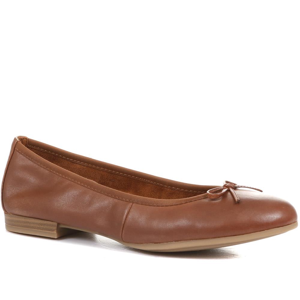 Leather Ballet Pumps - TAM35501 / 321 478 image 0