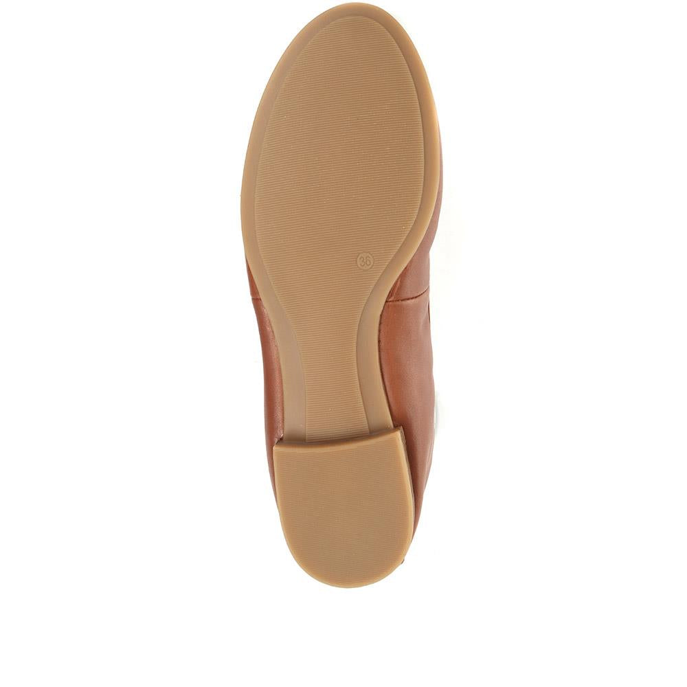 Leather Ballet Pumps - TAM35501 / 321 478 image 4