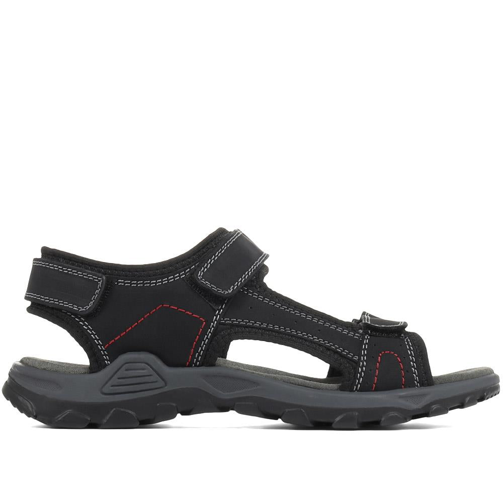 Adjustable Leather Walking Sandals - DDIN35007 / 321 538 image 1