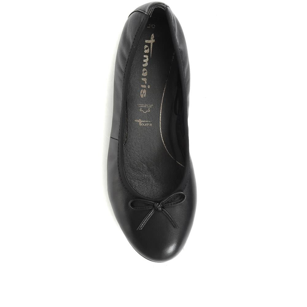 Leather Ballet Pumps - TAM35501 / 321 478 image 3