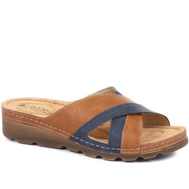 Crossover Mule Sandals