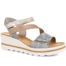 Adjustable Wedge Sandals