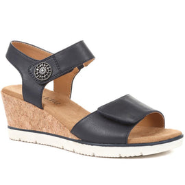 Adjustable Wedge Sandals