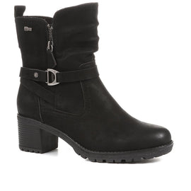 Heeled Biker Boots