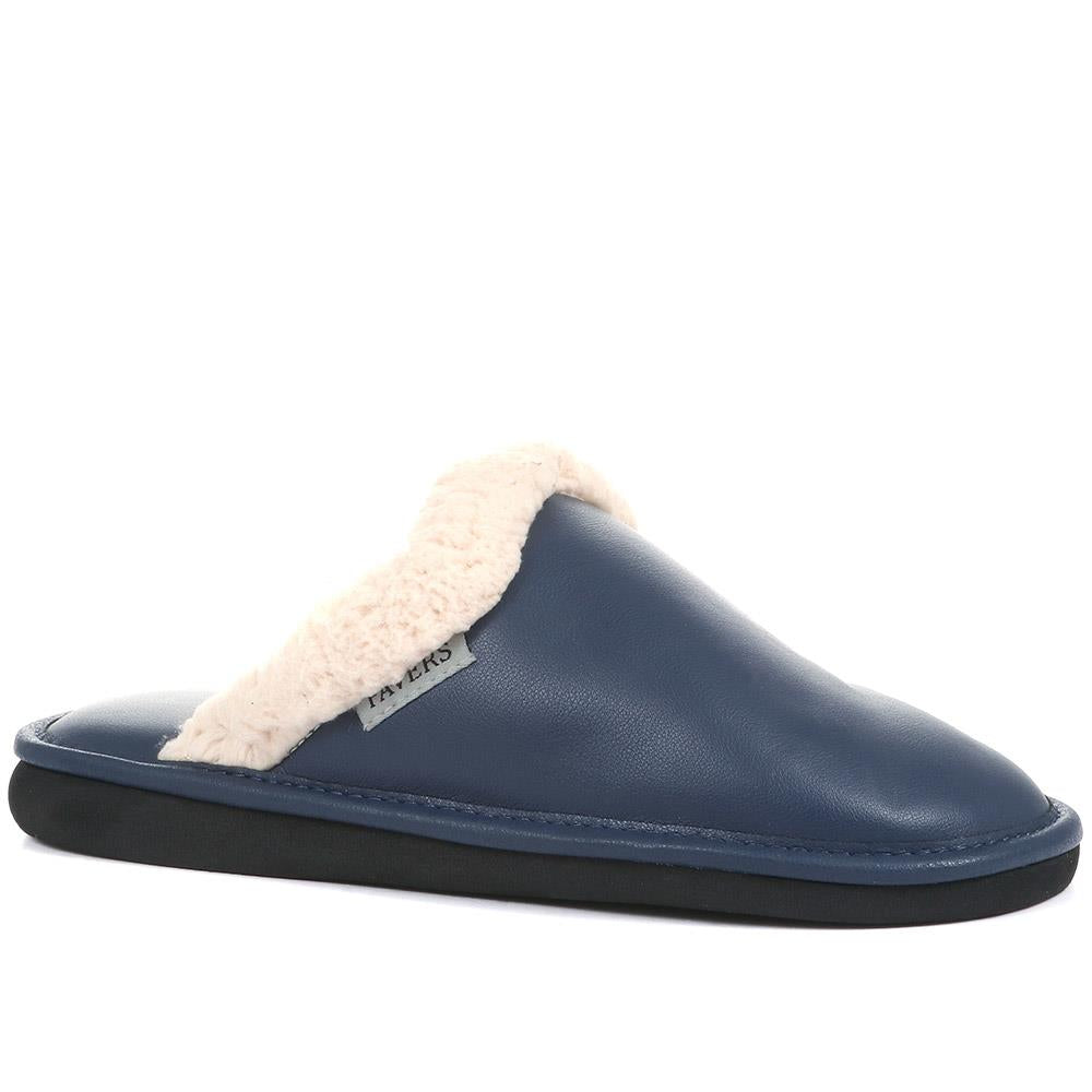 Comfortable Leather Slippers - QING36009 / 322 340 image 0