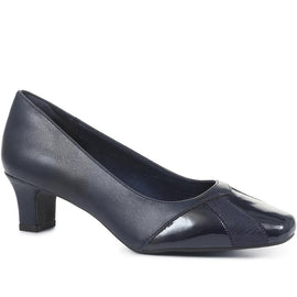 Block Heeled Court Shoes