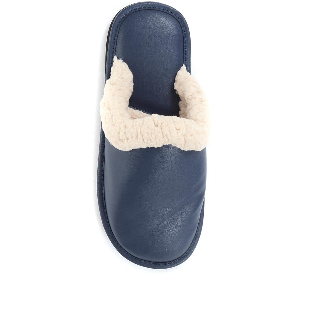 Comfortable Leather Slippers - QING36009 / 322 340 image 3