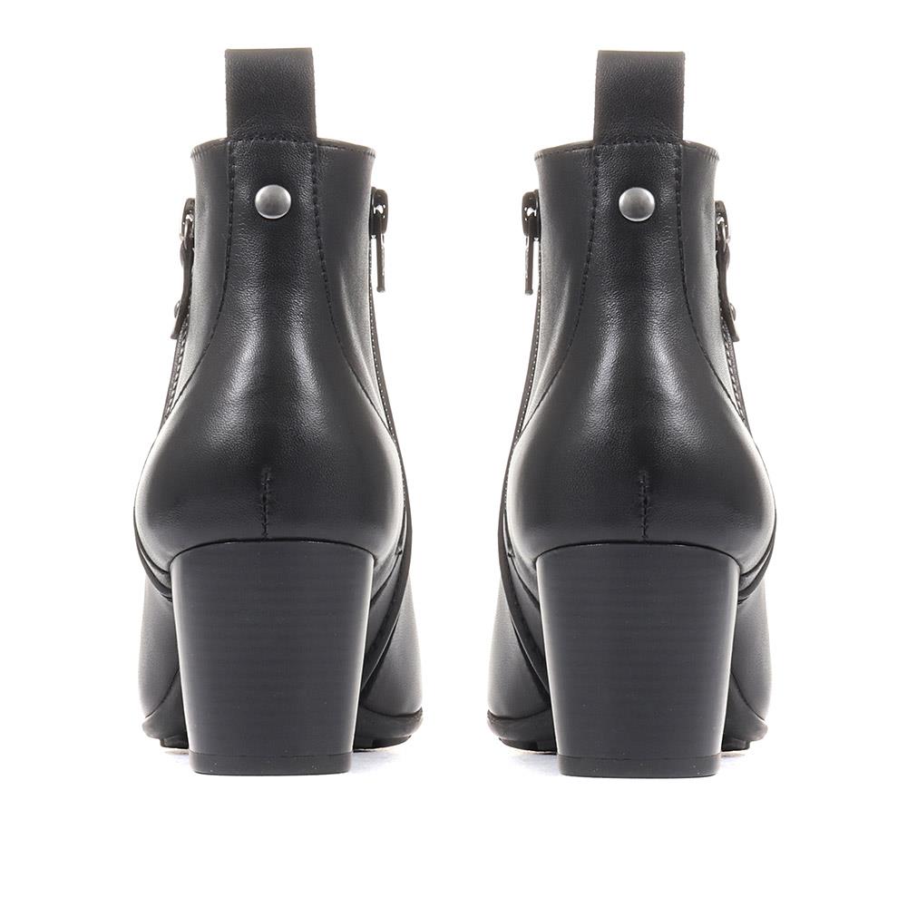 Heel Leather Ankle Boots - RNB36035 / 322 853 image 2