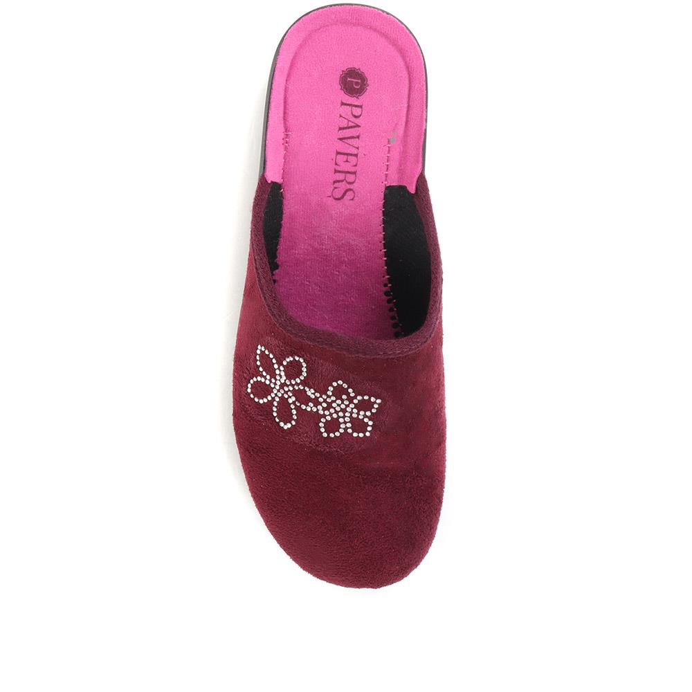 Embroidered Mule Clog Slippers - INB36015 / 322 949 image 3