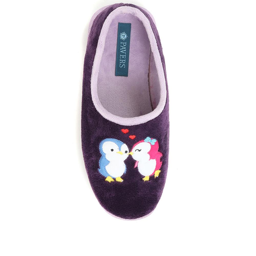 Women's Embroidered Full Slippers - KOY36006 / 322 737 image 3