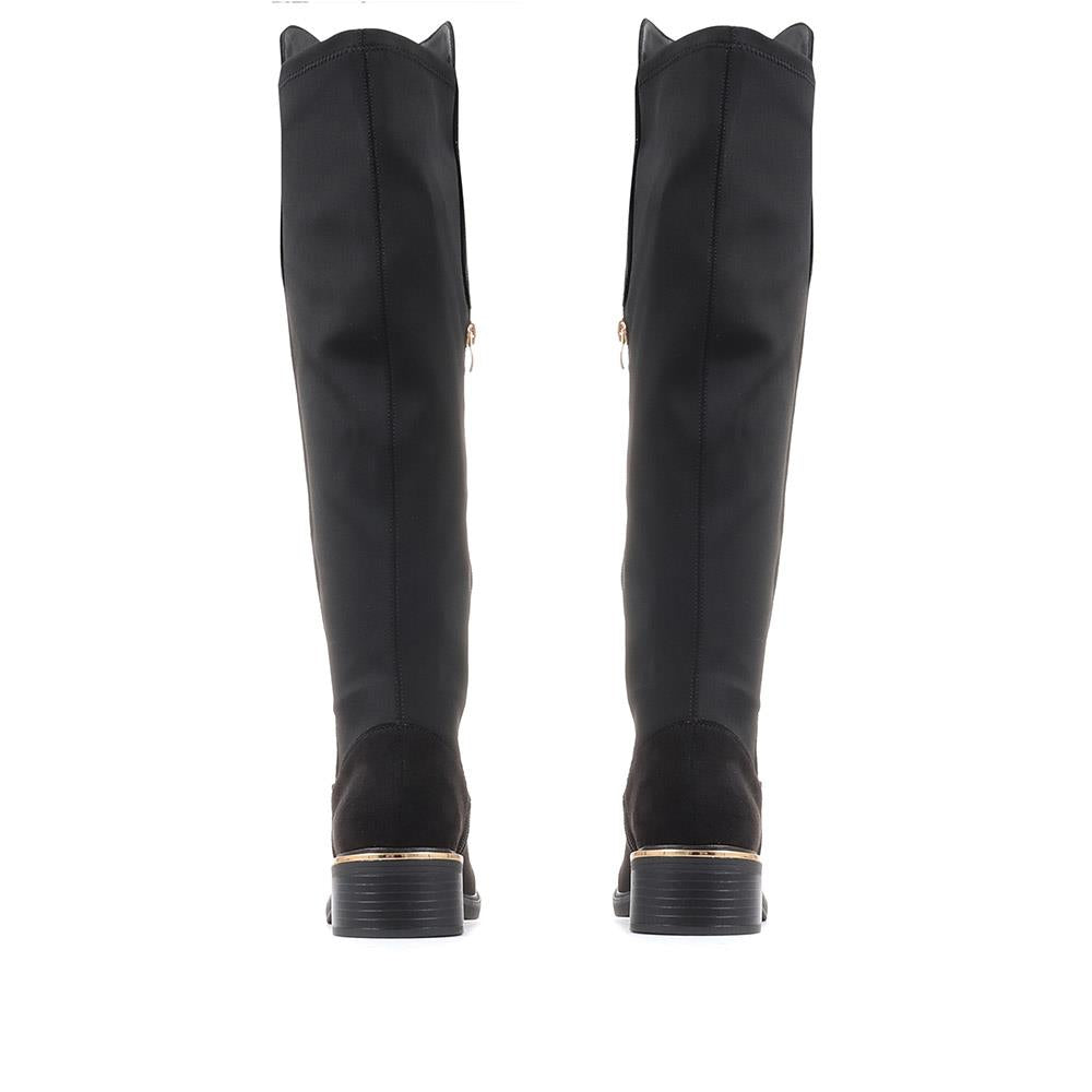 Stretch-Fit Knee High Boots - TELOO36005 / 322 612 image 2