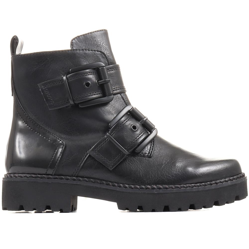 Chunky Biker Boots - WEN34505 / 320 720 image 1