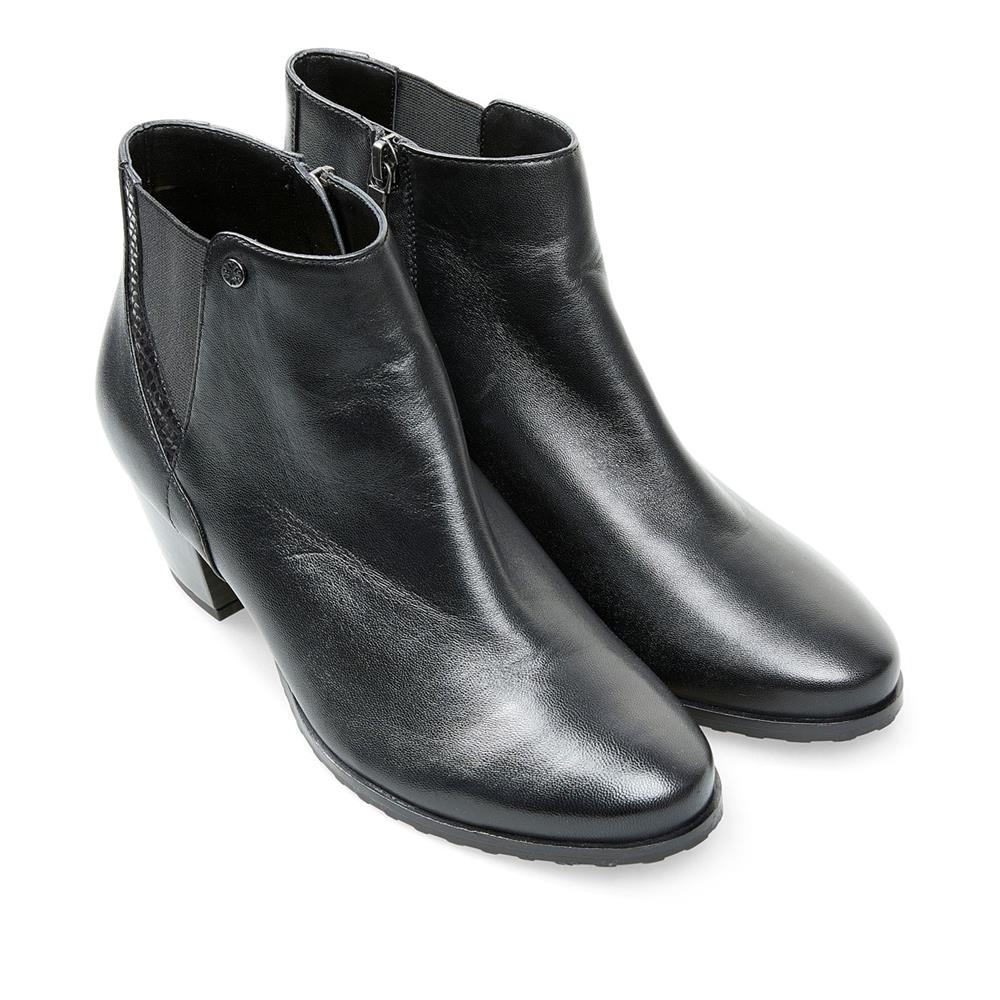 Dawson Extra Wide Fitting Leather Ankle Boots - DASWON XE / 3179 image 1