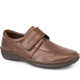 Touch-Fasten Leather Shoes