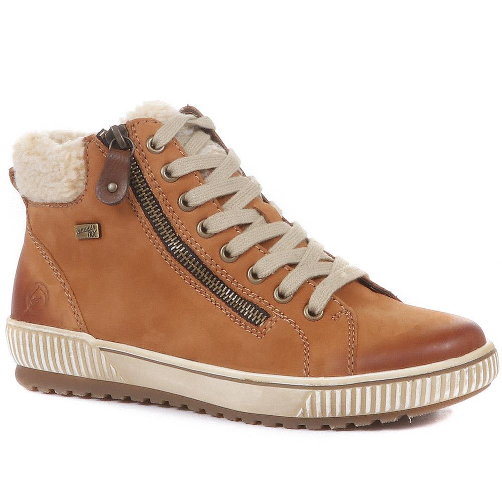 Leather High-Top Trainers - DRS34519 / 320 774 image 0