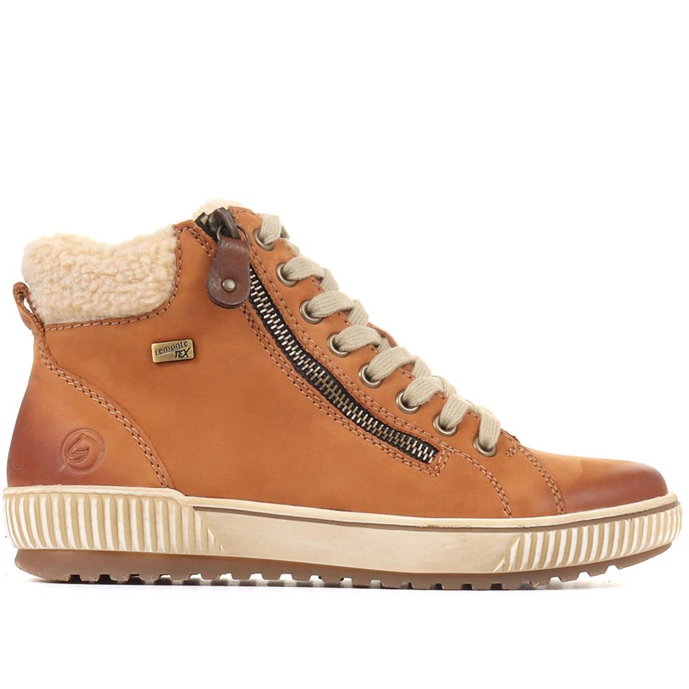 Leather High-Top Trainers - DRS34519 / 320 774 image 1