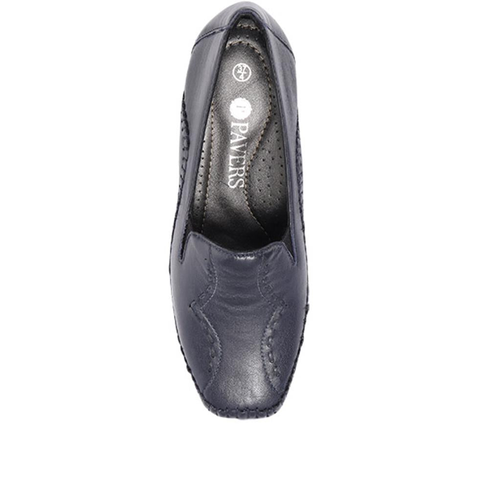 Leather Slip On Shoes - NAP24009 / 308 415 image 5