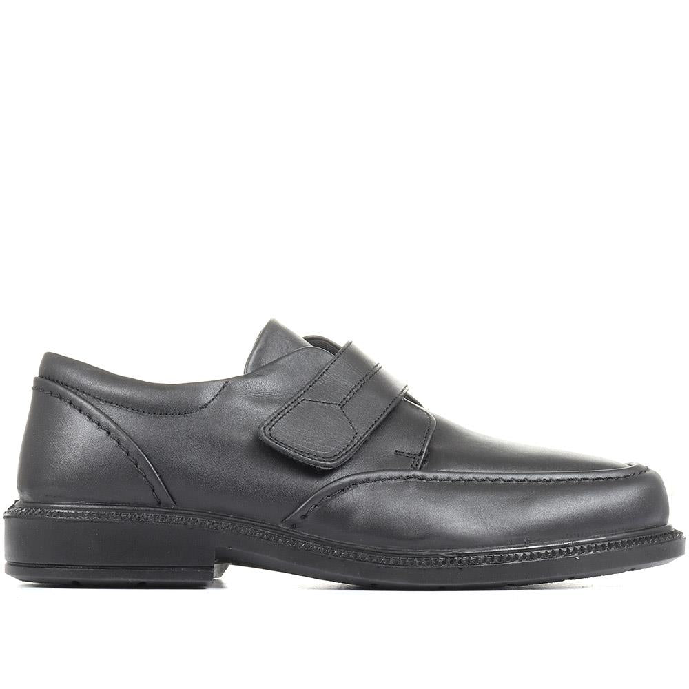 Adjustable Wide Fit Leather Shoes - RAJ1602 / 124 915 image 1