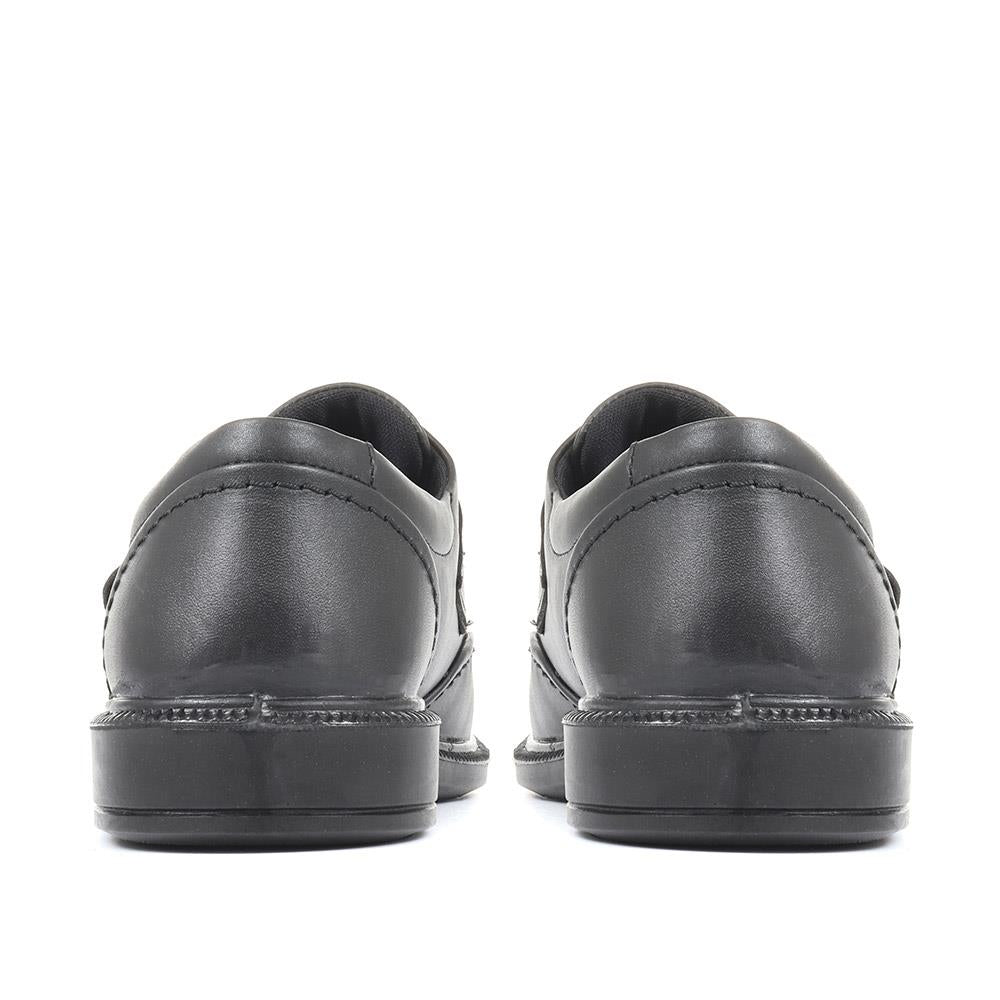 Adjustable Wide Fit Leather Shoes - RAJ1602 / 124 915 image 2