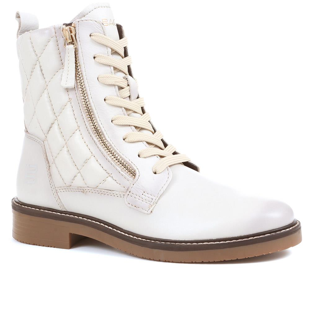 Fiona Lace-Up Leather Ankle Boots - BUG36518 / 322 875 image 0