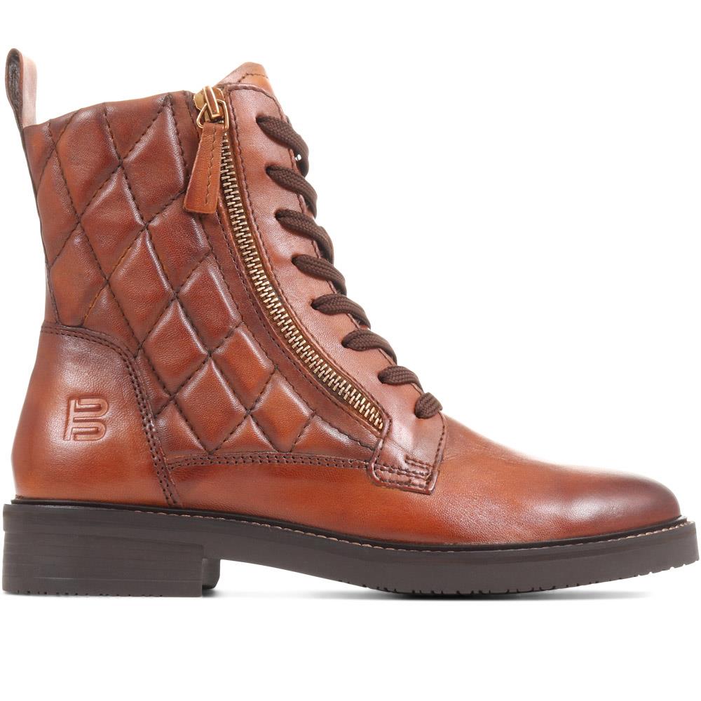 Fiona Lace-Up Leather Ankle Boots - BUG36518 / 322 875 image 1
