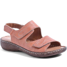 Dual Fitting Leather Sandals