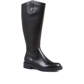 Sebastiana Leather Knee High Boots