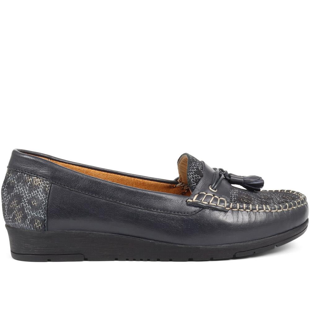 Leather Tassel Loafers - NAP37011 / 323 524 image 1