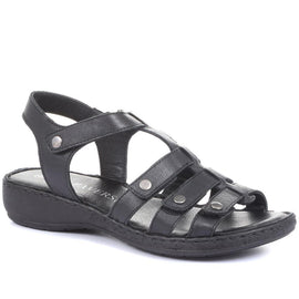 Leather T-Bar Sandals