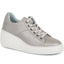 White Leather Lace-up Trainers - FLYLO37005 / 323 680 image 0