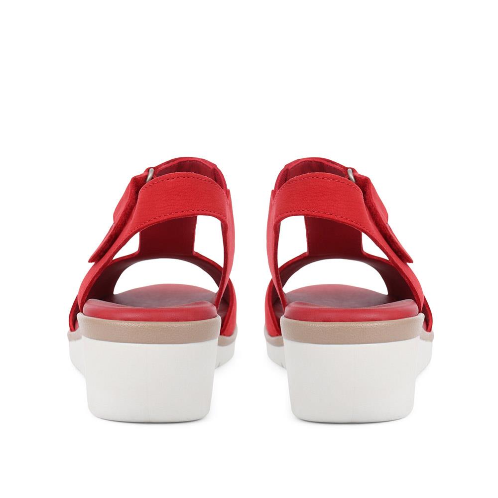 Leather Wedge Sandals - FLYLO37007 / 323 681 image 2