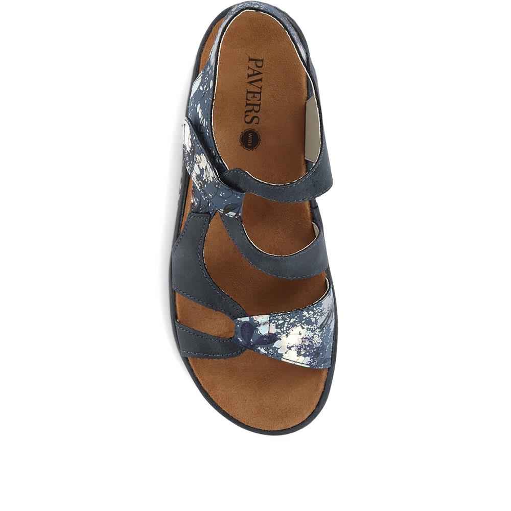 Wide Fit Flat Sandals (WBINS33031) by Pavers @ Pavers Shoes - Your ...