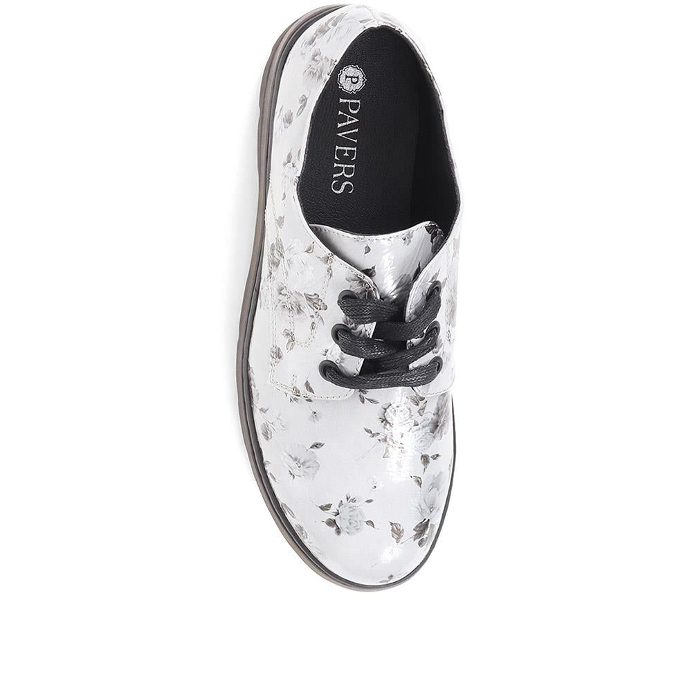 Floral Detailed Brogues - WOIL36027 / 323 064 image 3