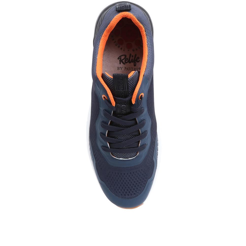 Wide Fit Lace-Up Trainers - CENTR37043 / 323 420 image 3