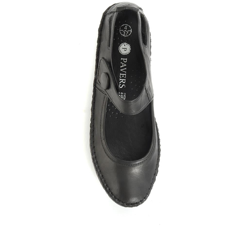 Leather Touch Fastening Mary Janes - SIMIN31005 / 318 210 image 3