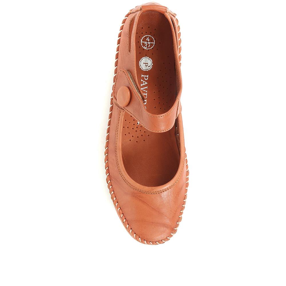 Leather Touch Fastening Mary Janes - SIMIN31005 / 318 210 image 3