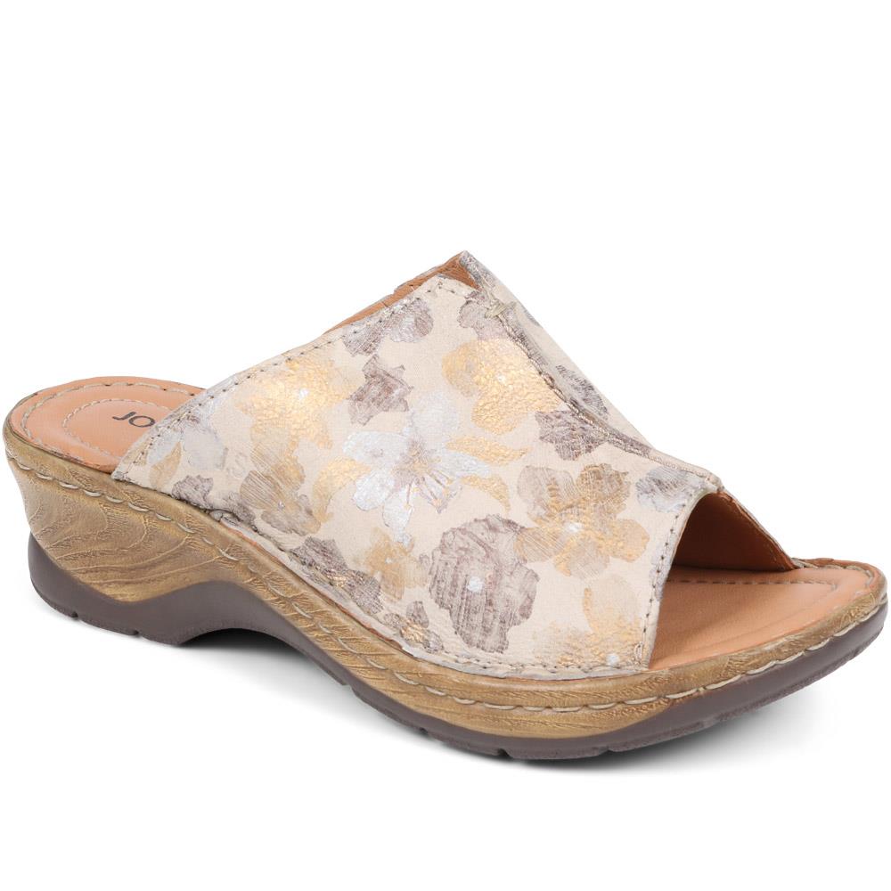 Leather Wedge Mules - JOSEF37501 / 323 355 image 0