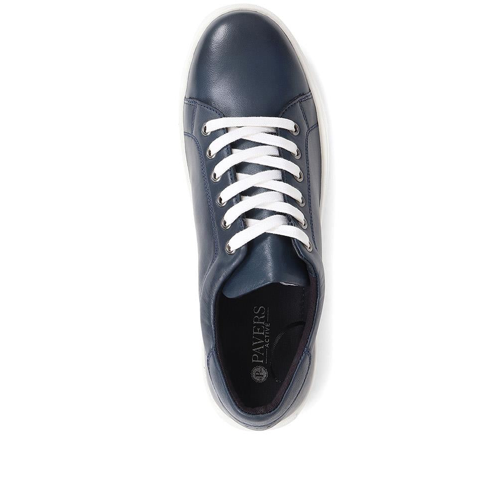Lace-up Leather Trainers - JFOOT37003 / 323 577 image 3