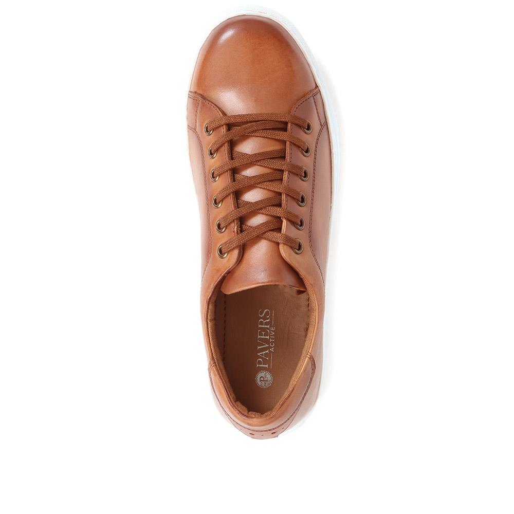 Lace-up Leather Trainers - JFOOT37003 / 323 577 image 3