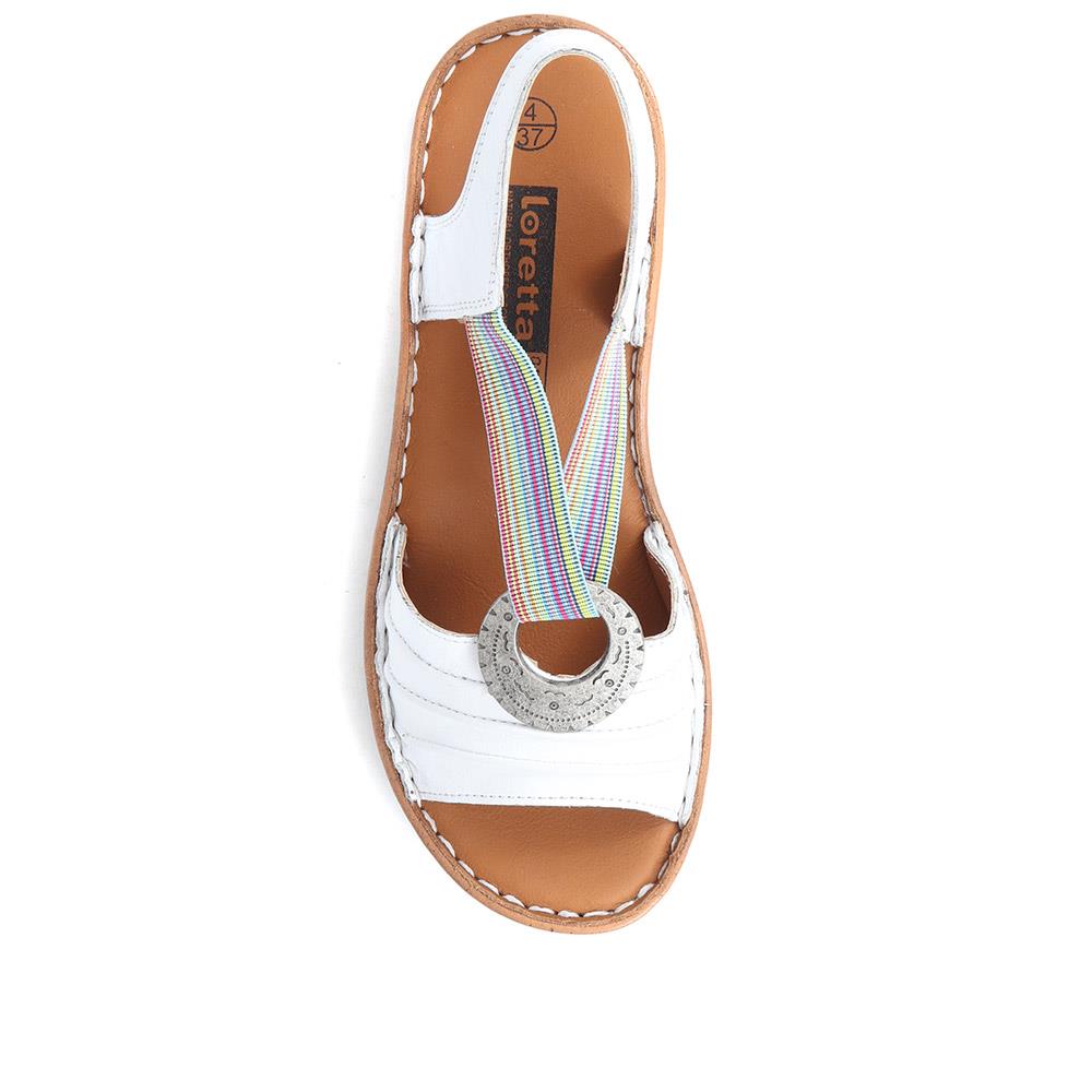 Leather Slip-On Sandals - HAK37030 / 323 991 image 3