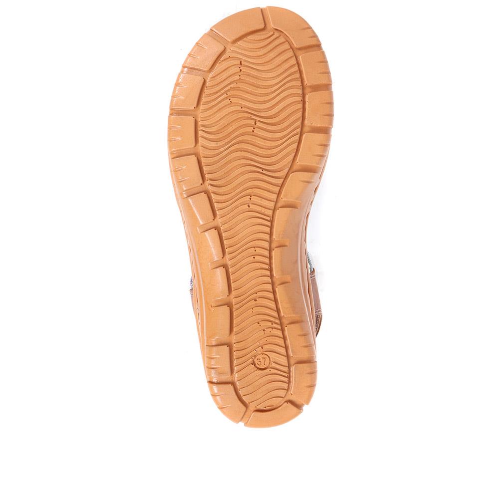 Leather Slip-On Sandals - HAK37030 / 323 991 image 4