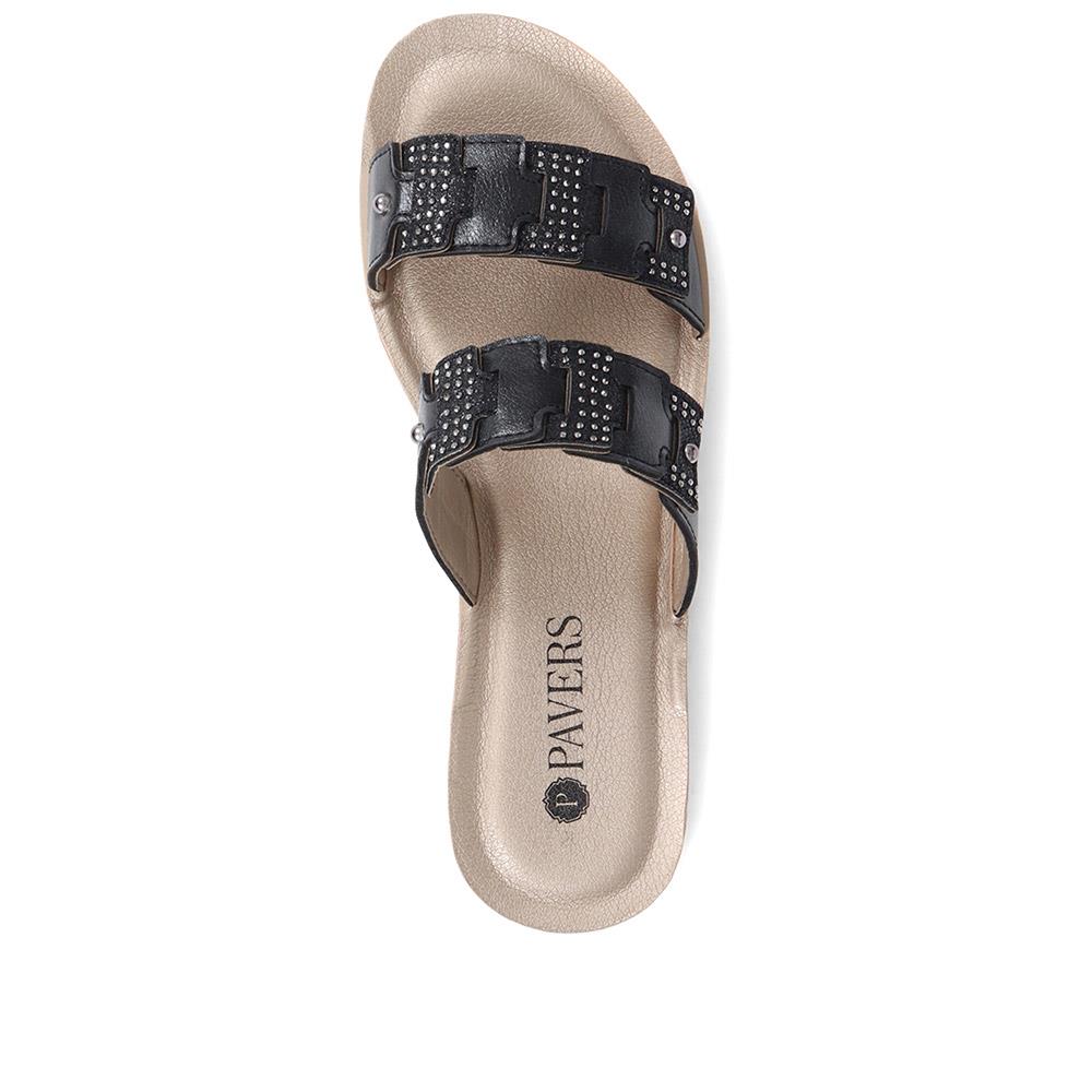 Two Strap Mule Sandals - INB37035 / 323 595 image 3