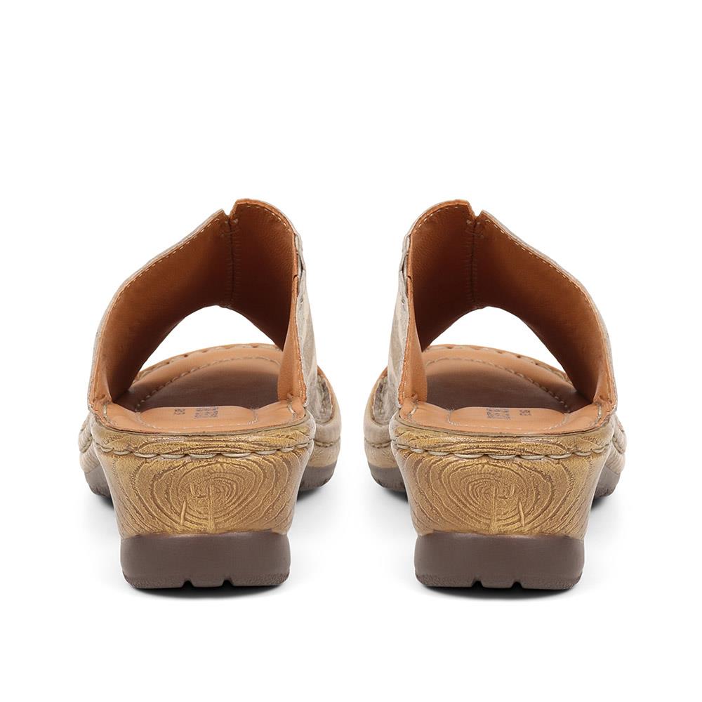 Leather Wedge Mules - JOSEF37501 / 323 355 image 2