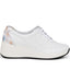 Wide Fit Leather Trainers - CAL37013 / 323 763 image 1